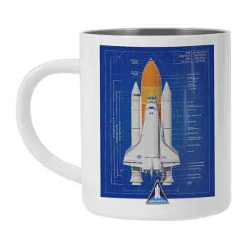 Nasa Space Shuttle, Mug Stainless steel double wall 300ml