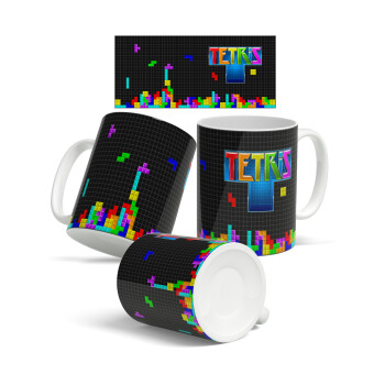 I love Tetris, Ceramic coffee mug, 330ml