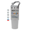 GREY color, 890ml (30oz) stainless Steel Tumbler with Handle