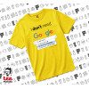 Κίτρινο Άνετο παιδικό T-Shirt από 100% βαμβάκι, για κάθε μέρα. Vegan & OEKO-TEX πιστοποιημένο.