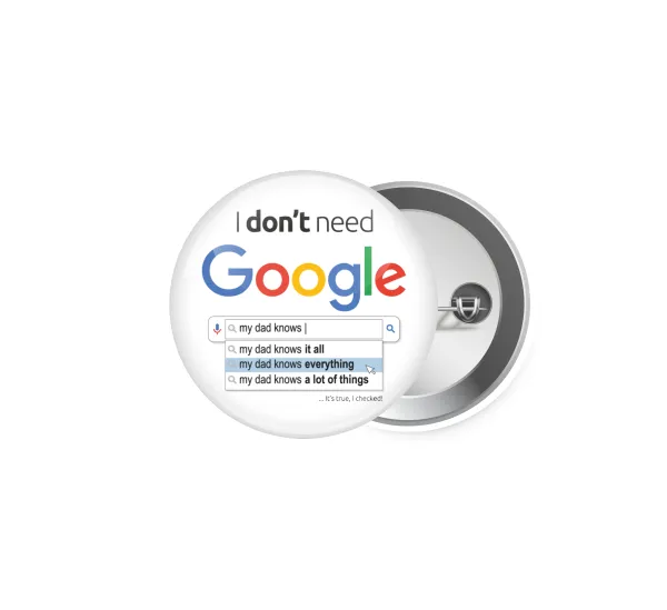 I don't need Google my dad... — (5cm)