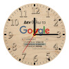 Ρολόι τοίχου ξύλινο plywood (20cm)
