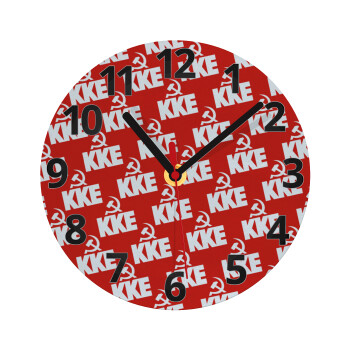 K.K.E., Ρολόι τοίχου γυάλινο (20cm)