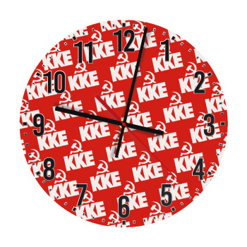 K.K.E., Ρολόι τοίχου ξύλινο (30cm)