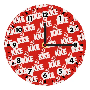K.K.E., Ρολόι τοίχου ξύλινο (20cm)