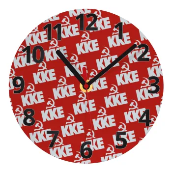 K.K.E., Ρολόι τοίχου γυάλινο (20cm)