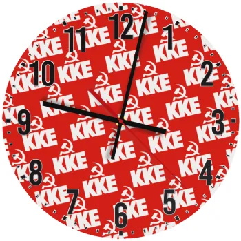 K.K.E., Ρολόι τοίχου ξύλινο (30cm)