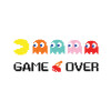 GAME OVER pac-man