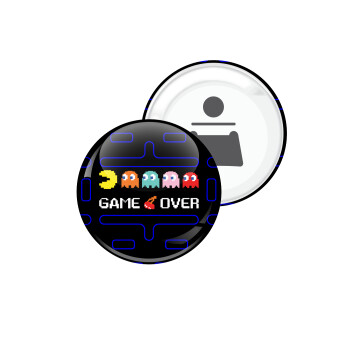 GAME OVER pac-man, Μαγνητάκι και ανοιχτήρι μπύρας στρογγυλό διάστασης 5,9cm
