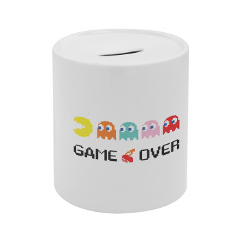 GAME OVER pac-man, Κουμπαράς πορσελάνης με τάπα