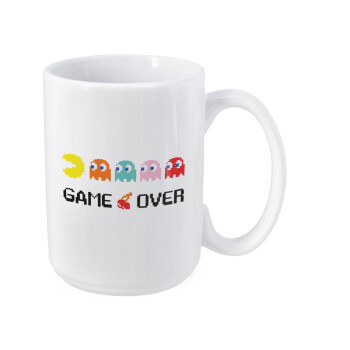 GAME OVER pac-man, Κούπα Mega, κεραμική, 450ml