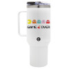 Mega Tumbler with lid stainless steel thermos (1,2L)