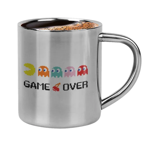 GAME OVER pac-man — Κουπάκι μεταλλικό διπλού τοιχώματος για espresso (220ml)