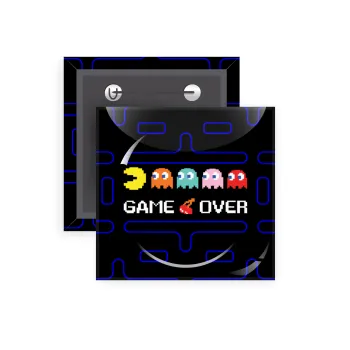 GAME OVER pac-man, Κονκάρδα παραμάνα τετράγωνη 5x5cm