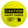 Caution, angry gamer!, Επιφάνεια κοπής γυάλινη στρογγυλή (30cm)