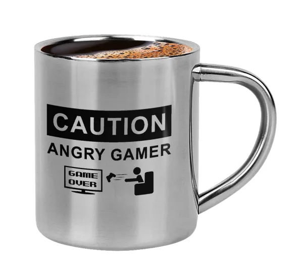 Caution — Κουπάκι μεταλλικό διπλού τοιχώματος για espresso (220ml)