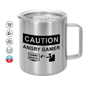 Caution, angry gamer!, Κούπα Ανοξείδωτη διπλού τοιχώματος 300ml