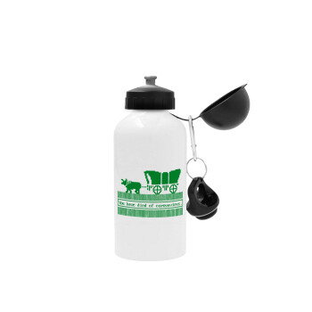 Oregon Trail, cov... edition, Μεταλλικό παγούρι νερού, Λευκό, αλουμινίου 500ml