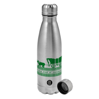 Oregon Trail, cov... edition, Metallic water bottle, stainless steel, 750ml