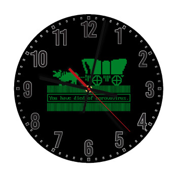 Oregon Trail, cov... edition, Ρολόι τοίχου ξύλινο (30cm)