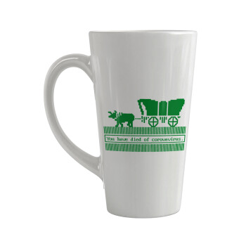 Oregon Trail, cov... edition, Κούπα κωνική Latte Μεγάλη, κεραμική, 450ml