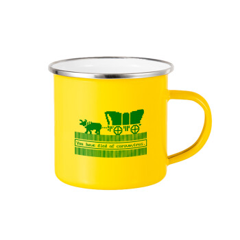Oregon Trail, cov... edition, Yellow Enamel Metallic Cup 360ml