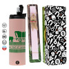 Easter candle,Travel Tumbler 2 Lids, with metal straw & cleaning brush & aromatic flat candle (30cm) (PINK)