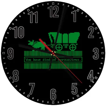 Oregon Trail, cov... edition, Ρολόι τοίχου ξύλινο (30cm)