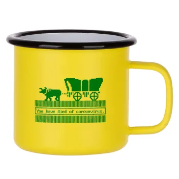 Oregon Trail, cov... edition, Metallic enamel MATT Yellow cup 360ml