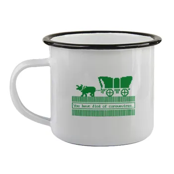 Oregon Trail, cov... edition, Κούπα εμαγιέ με μαύρο χείλος 360ml