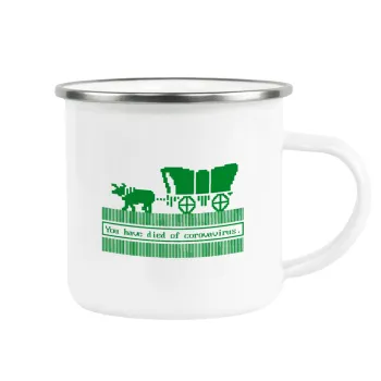 Oregon Trail, cov... edition, Κούπα Μεταλλική εμαγιέ λευκη 360ml