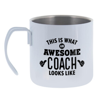 This is what an awesome COACH looks like!, Mug Stainless steel double wall 400ml