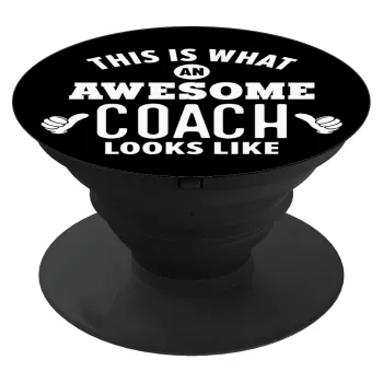 This is what an awesome COACH looks like!, Phone Holders Stand  Μαύρο Βάση Στήριξης Κινητού στο Χέρι