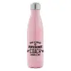 Μεταλλικό παγούρι θερμός Ροζ Ιριδίζον (Stainless steel), διπλού τοιχώματος, 500ml