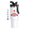 Mega Stainless steel Tumbler with lid, double wall 1,2L