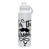 1L Stainless Steel Thermal Bottle with Phone Holder & Double Wall Insulation
