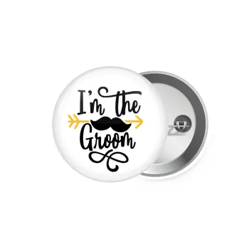I'm the groom mustache, Κονκάρδα παραμάνα 5.9cm