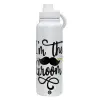 1L Stainless Steel Thermal Bottle with Phone Holder & Double Wall Insulation