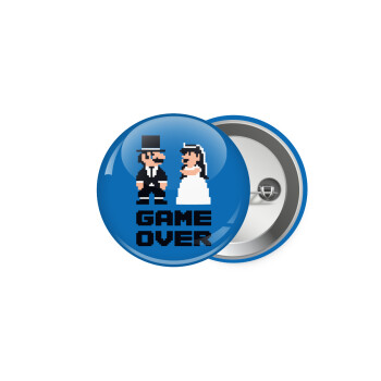 8bit Game Over Couple Wedding, Κονκάρδα παραμάνα 5cm