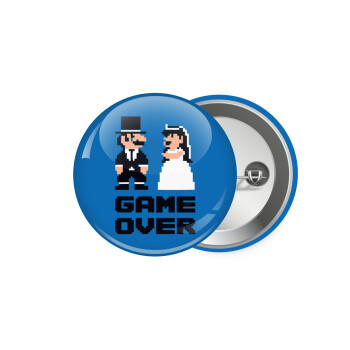 8bit Game Over Couple Wedding, Κονκάρδα παραμάνα 5.9cm