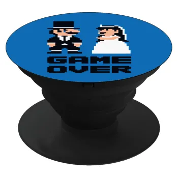 8bit Game Over Couple Wedding, Phone Holders Stand  Μαύρο Βάση Στήριξης Κινητού στο Χέρι