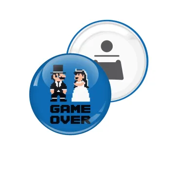 8bit Game Over Couple Wedding, Μαγνητάκι και ανοιχτήρι μπύρας στρογγυλό διάστασης 5,9cm