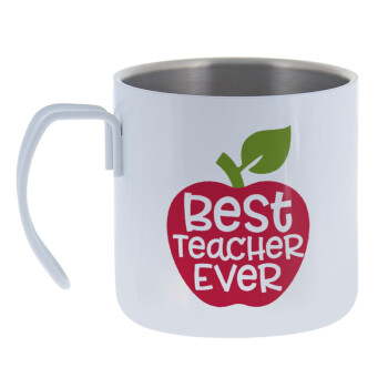 best teacher ever, apple!, Mug Stainless steel double wall 400ml