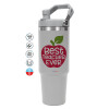 GREY color, 890ml (30oz) stainless Steel Tumbler with Handle