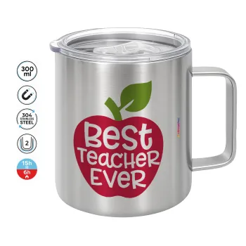 best teacher ever, apple!, Mug Stainless steel double wall 300ml