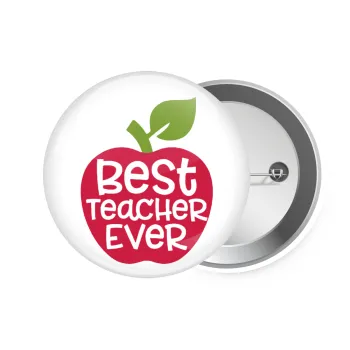 best teacher ever, apple!, Κονκάρδα παραμάνα 7.5cm