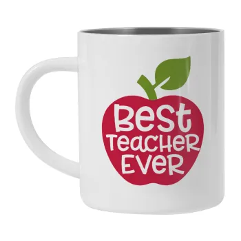 best teacher ever, apple!, Mug Stainless steel double wall 300ml