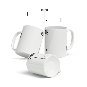 PONG, Ceramic coffee mug, 330ml (1pcs)