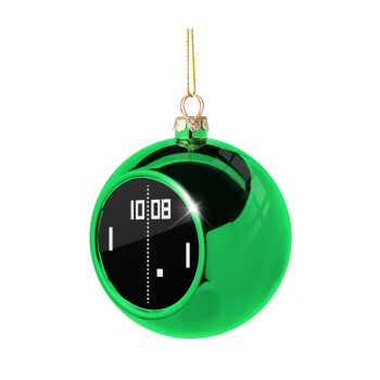 PONG, Χριστουγεννιάτικη μπάλα δένδρου Πράσινη 8cm