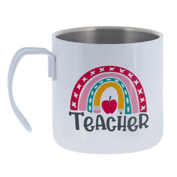 Rainbow teacher, Mug Stainless steel double wall 400ml
